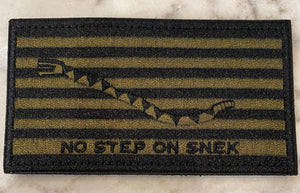 NO STEP ON SNEK Patch-Embroidered